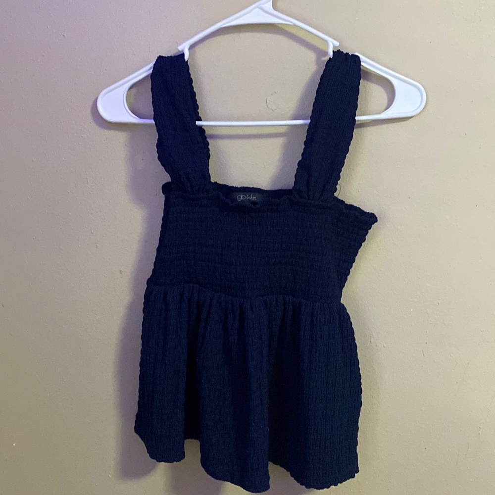 Glo fashion london| XS blue ruffle top